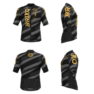 Maglie gioco Briko Uomo Donna Nero Brkgfto24 Jersey