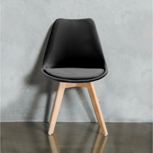 ORESTELUCHETTA Set 4 Sedie SMART SOFT BLACK