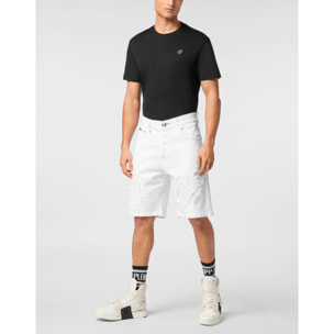 PHILIPP PLEIN DENIM SHORTS