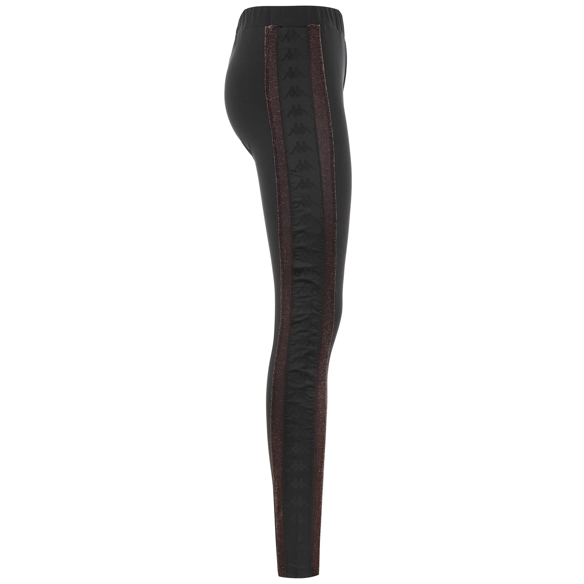 Kappa - Pantaloni Donna Nero - 222 Banda Sparkle Edik