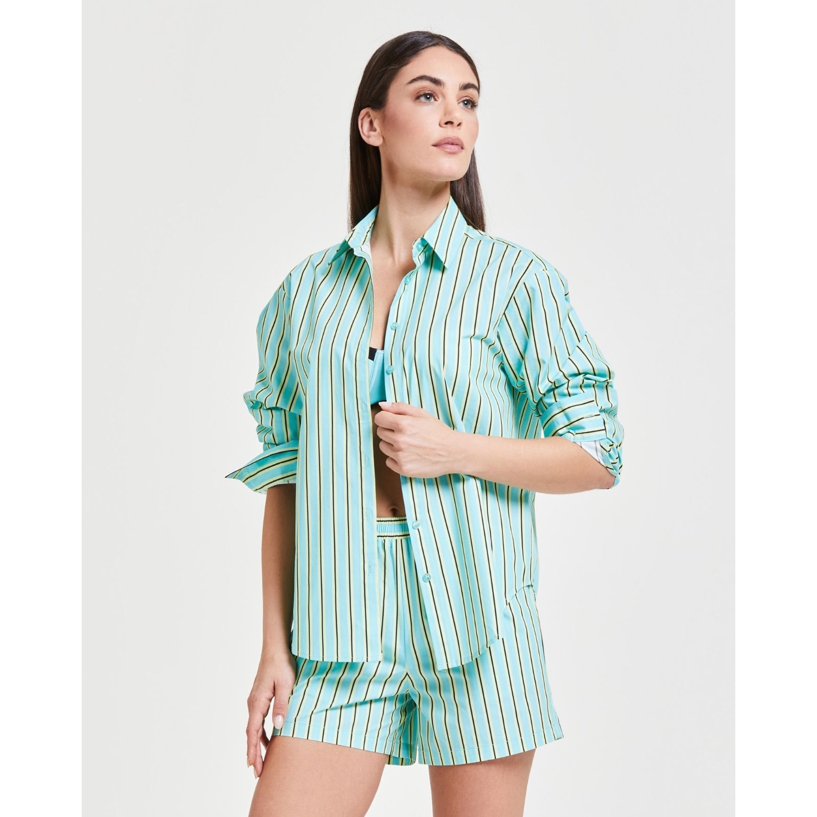Pompea x Silvian Heach camicia over