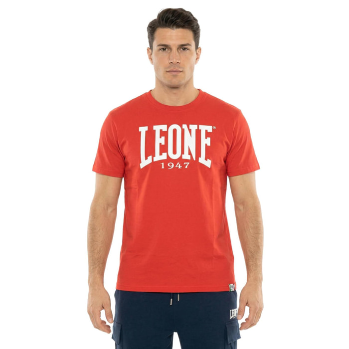 Camiseta de manga corta para hombre con logotipo grande