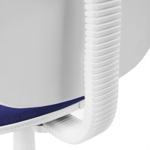 Silla de escritorio con ruedas y reposabrazos en azul 89-98 cm Dolphin Azul Dolphin