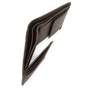 Cartera Hombre Piel Lois Elk Marron Oscuro