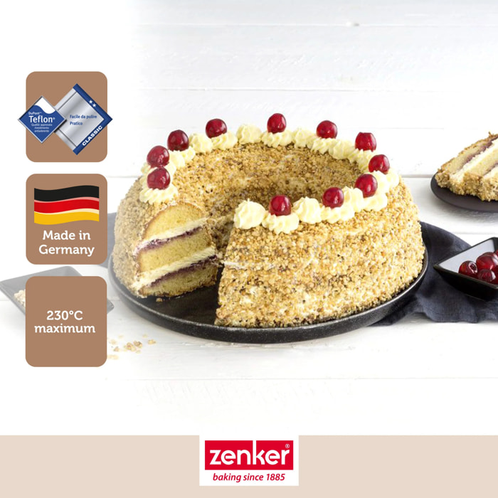 Moule à savarin 28 cm Zenker Black Metallic