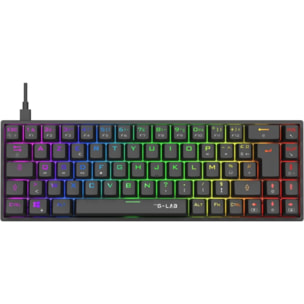 Clavier gamer THE G-LAB KEYZ TITAN B FR