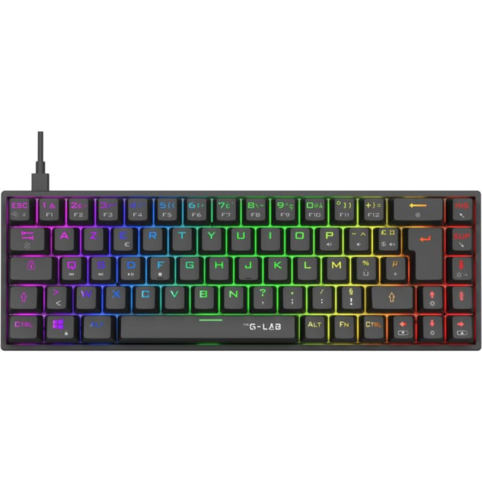 Clavier gamer THE G-LAB KEYZ TITAN B FR