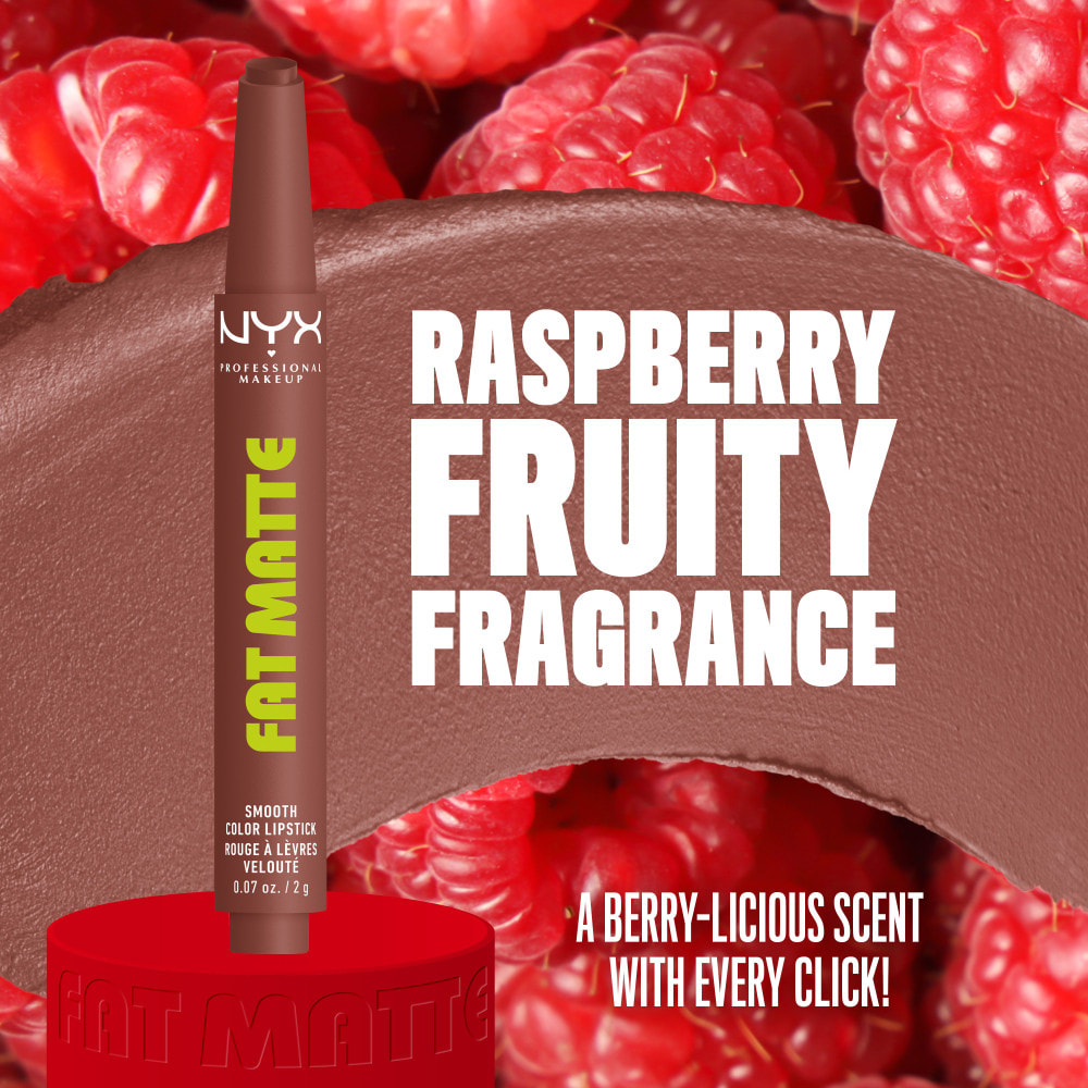 NYX Profesional Makeup Fat Matte Rouge à Lèvres Mat Confort Lissant - Toasty Taupe