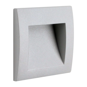 Forlight Empotrable De Pared Ip65 Face Led 2,5W 4000K Gris 142Lm