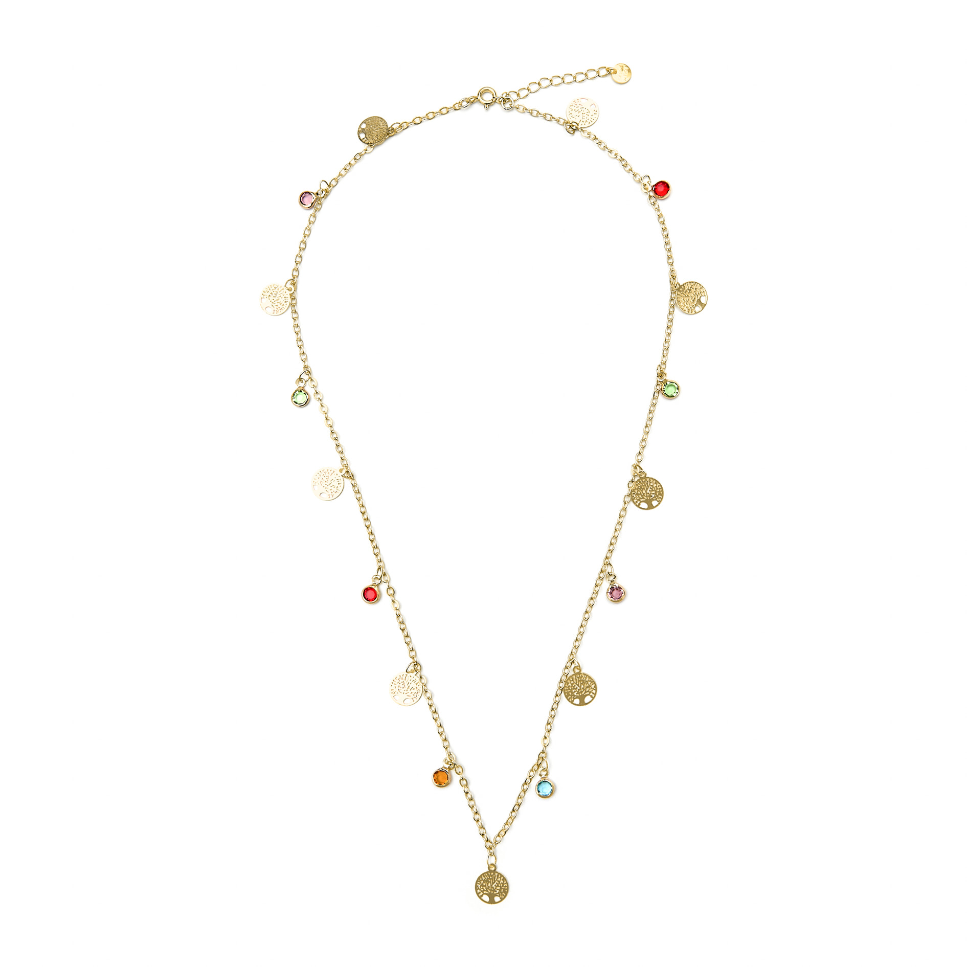 Collar Shapio acabado oro amarillo 18k