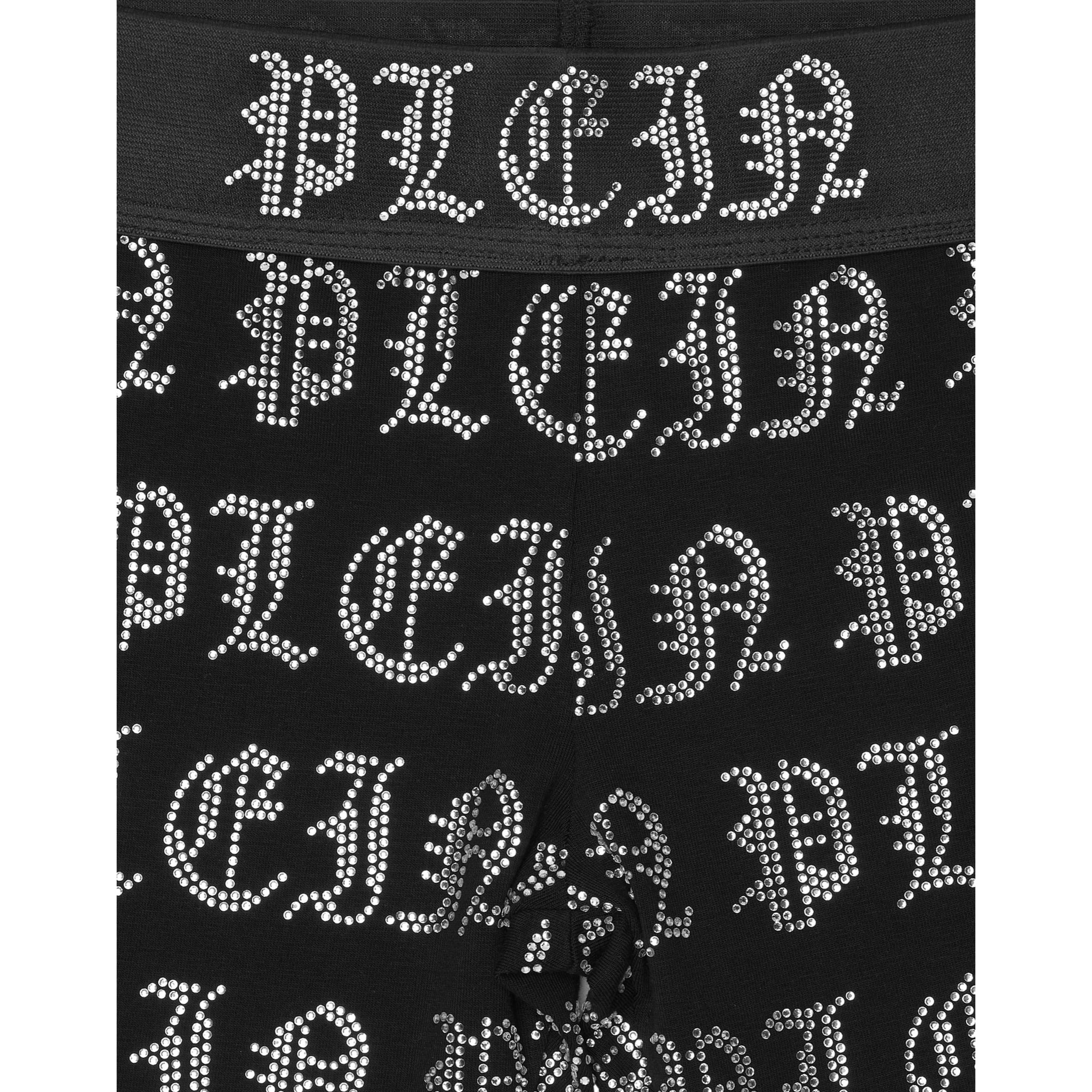 PHILIPP PLEIN Jogging Leggings GOTHIC PLEIN
