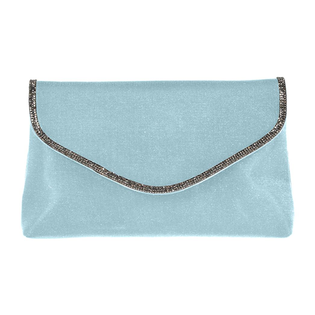 YURI BUSTINA CLUTCH CON BORDINO GIOIELLO