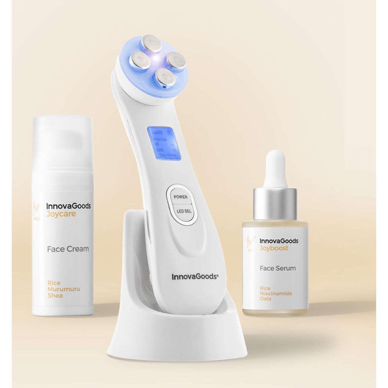 Pacchetto Trattamento Riparatore Viso Rice InnovaGoods