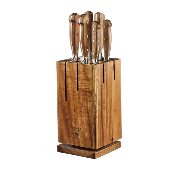 Bloc couteaux de cuisine JAKOB SKAGEN - 7 pièces