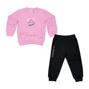 Tuta Bambina KAPPA 12 / 30 Mesi Cotone Felpato