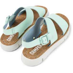 Sandalias - CAMPER Oruga - Azul - Cuero liso