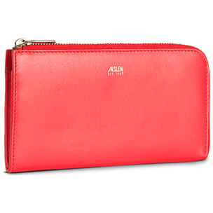 Cartera Mujer Piel Jaslen Georgia Rojo