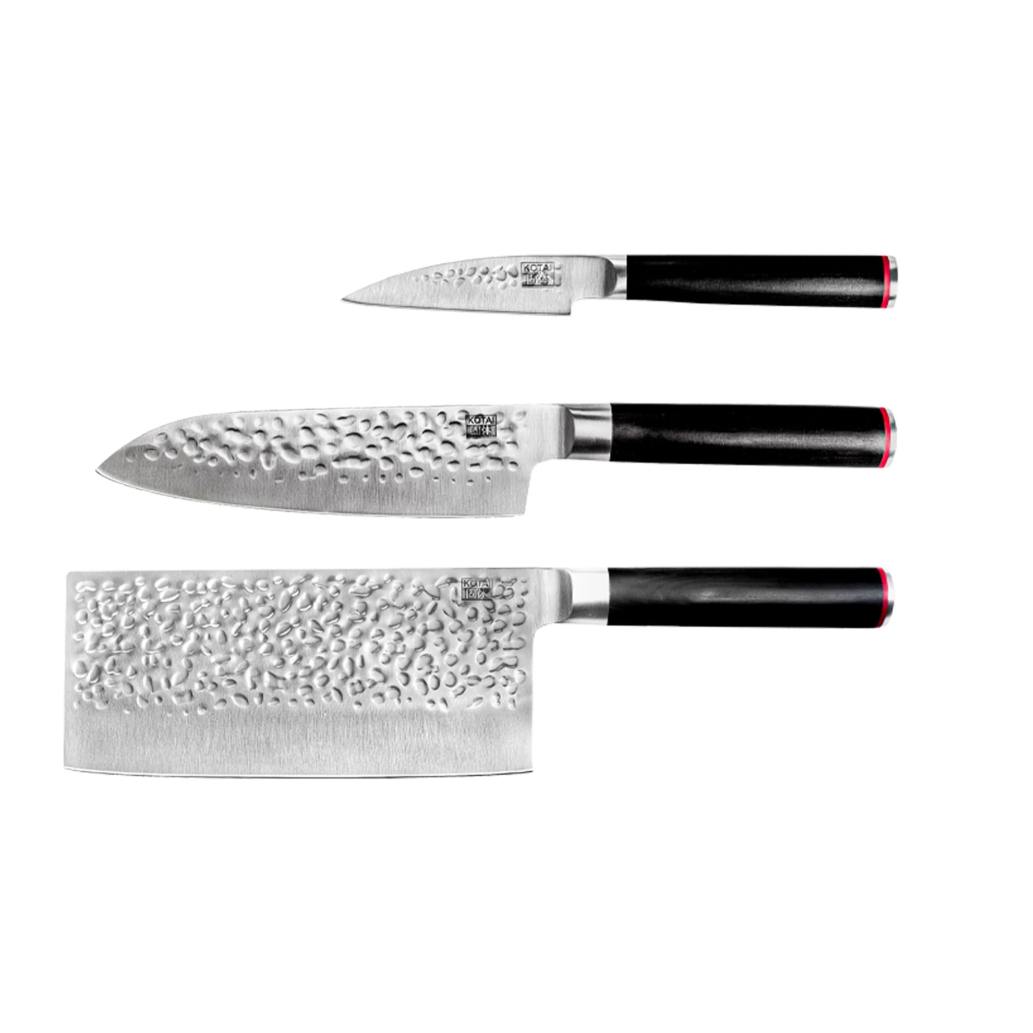 Set de cuchillos asiáticos (3 piezas) - Colección Pakka