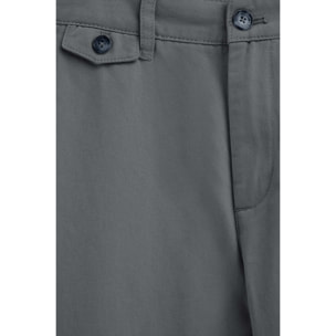 Pantalón chino gris de corte regular con logo Polo Club