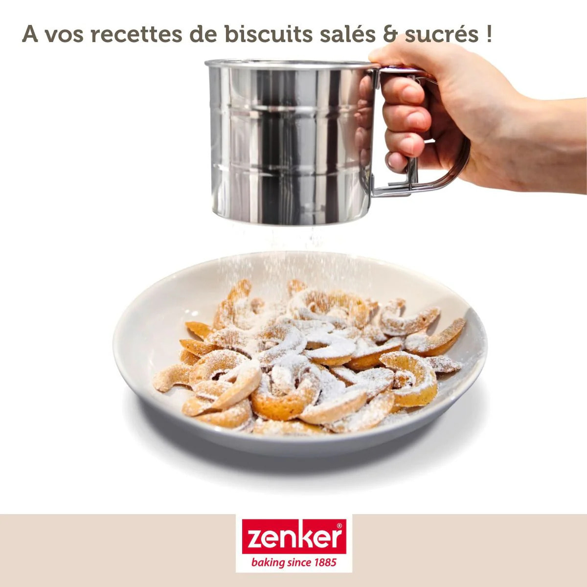 Ensemble de 2 Moules pour 84 petits croissants 42 x 32 cm Zenker Special Creative