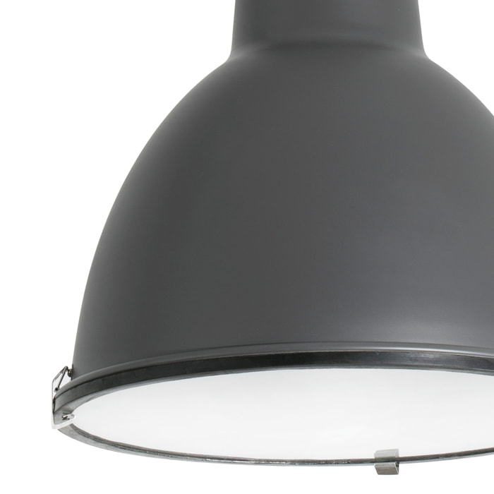 CHARLOTTE Lampe suspension gris foncé