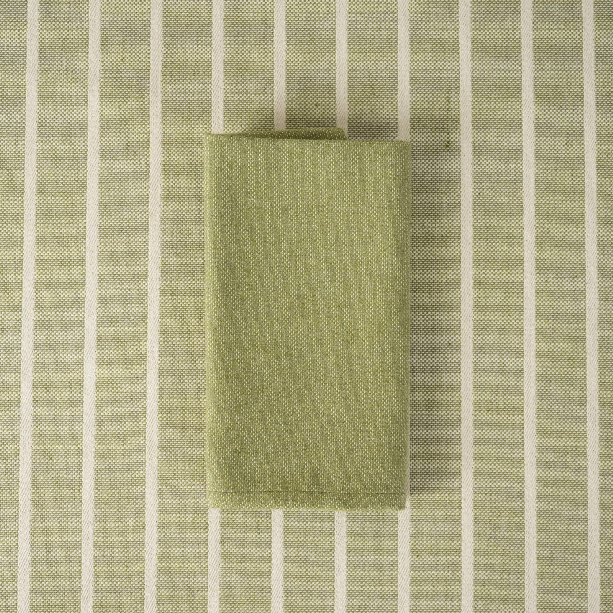 Lot de 2 serviettes jacquard Massaic Green Wet