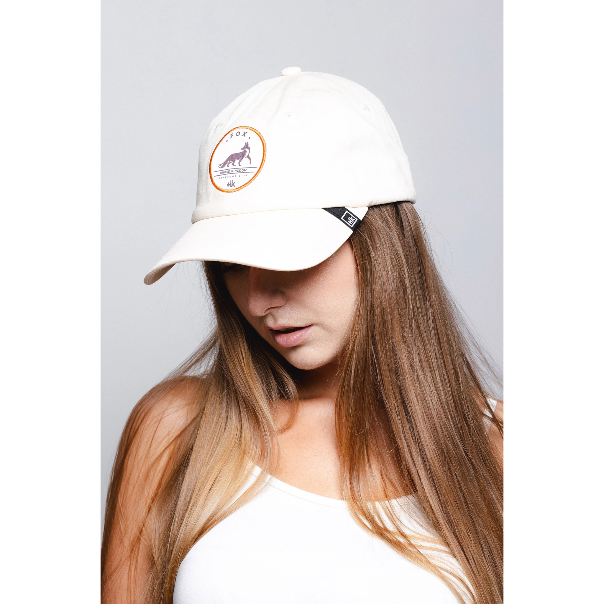 Gorras Hanukeii Fox Beige / Orange