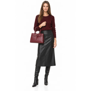Tote Anna Luchini Bordeaux