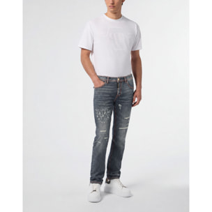 PHILIPP PLEIN Jeans dal taglio dritto