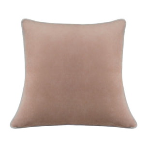 Cuscino decorativo interno in ciniglia 60X60 rosa antico