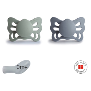 Frigg Pack 2 Chupetes Anat. Silicona Butterfly