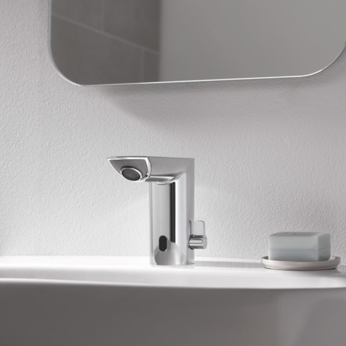 Mitigeur lavabo infrarouge avec limiteur de température Bau Cosmopolitan E
