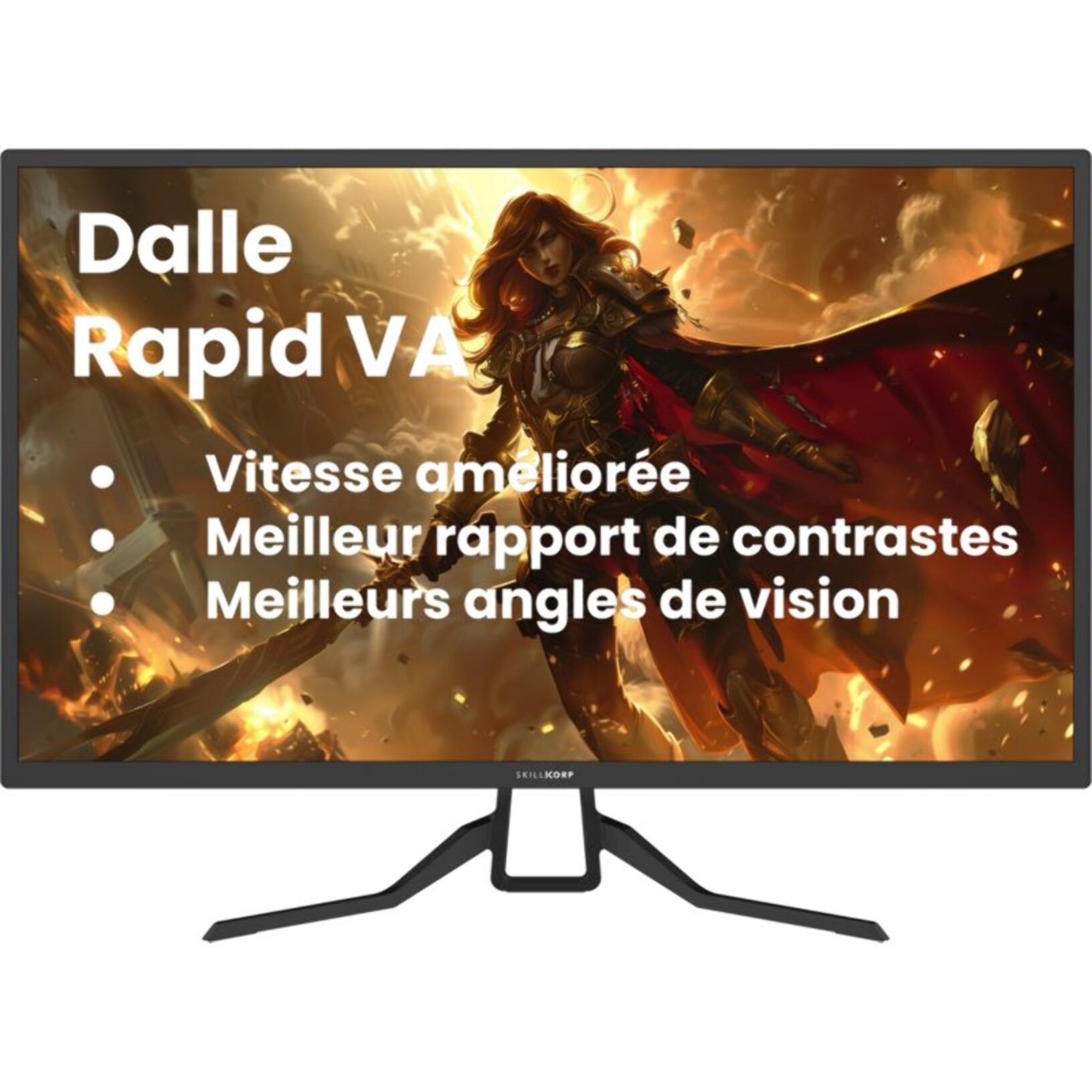 Ecran PC Gamer SKILLKORP M32 Plat 32'' VA