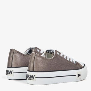 Zapatillas Plataforma Metálicas B&W