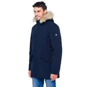 Chaqueta Hot Buttered Revelstoke acolchada con capucha Azul marino