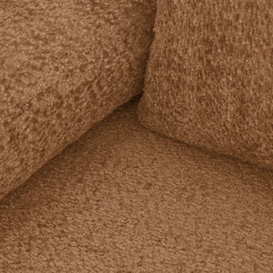 Canapé convertible 3 places en tissu bouclé - LARIA