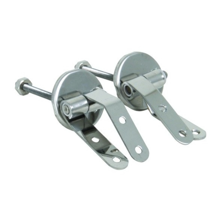 Abattant wc MDF Gris - Charnières Inox MSV