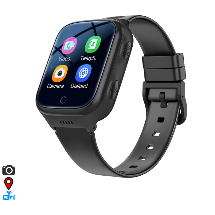 Smartwatch K9 4G GPS. Localización especial para niños, con cámara, cercas virtuales, escucha remota, llamadas SOS y video llamada.
