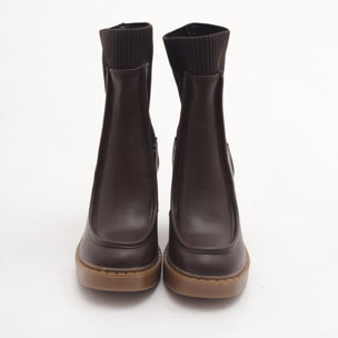 STIVALETTO INGEGNERE TACCO TESTA DI MORO