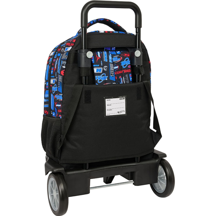 Mochila gde. c/ruedas compact evol. ext. hot wheels