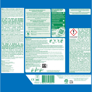 Air Wick Ambientador Eléctrico - Ambientador difusor inteligente con tecnología Anti-Fading con aroma a Ropa Limpia con Flor - Aparato y Recambio