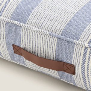 Cojín palet rayas Liraticompleto color azul