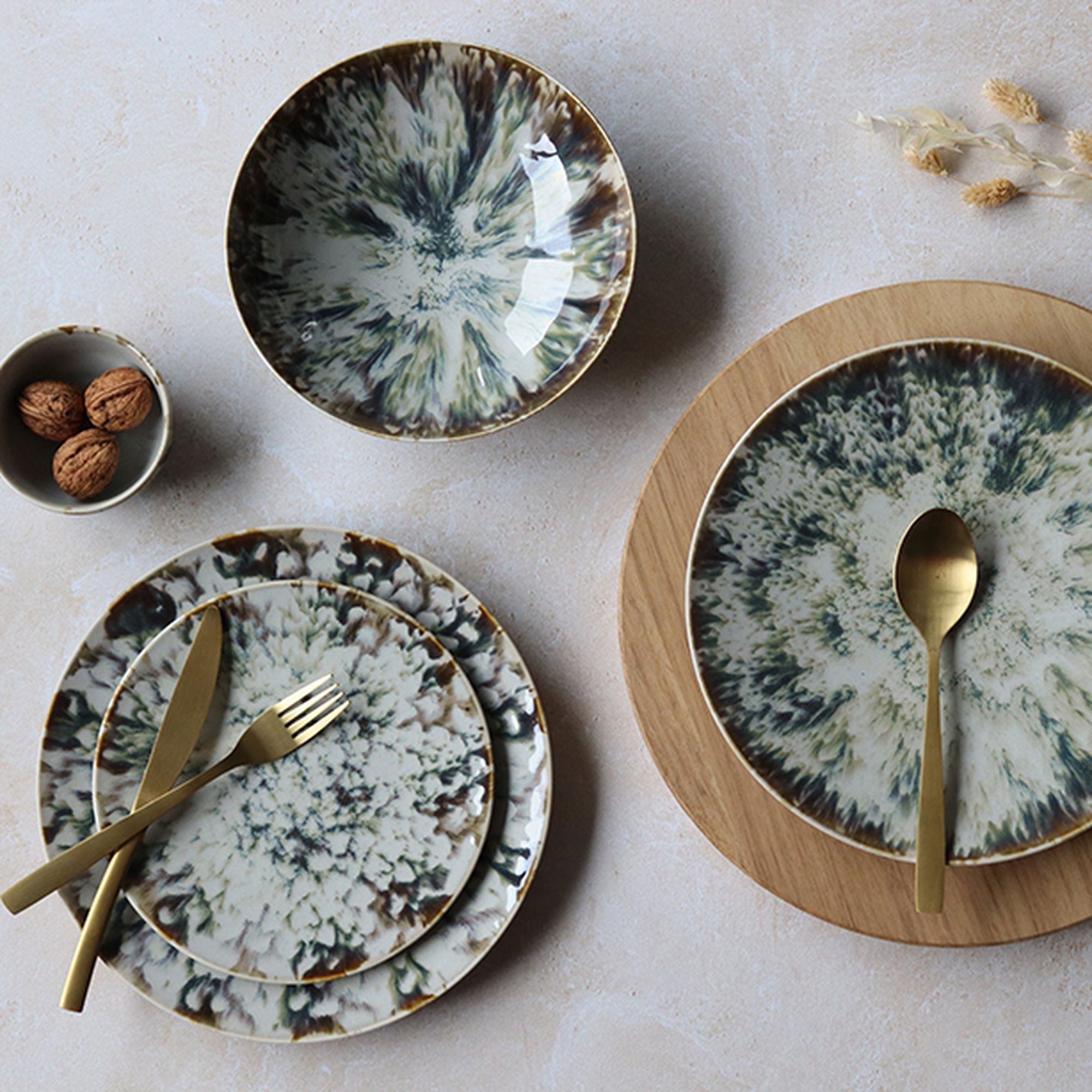 Service de table 48 pièces en porcelaine MAKA