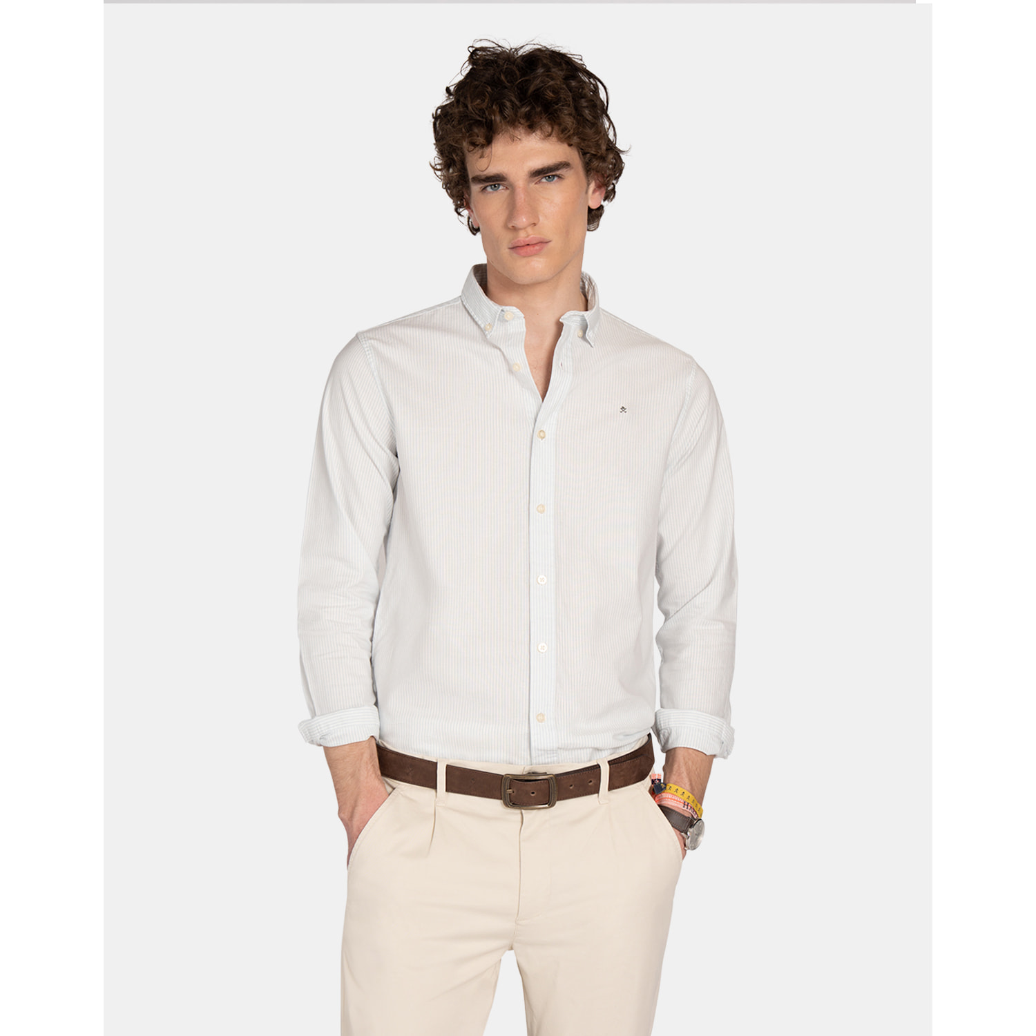 CAMISA MEDITERRANEO STRIPED OXFORD