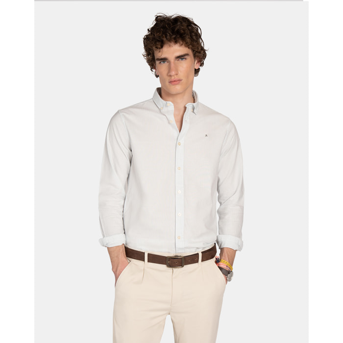CAMISA MEDITERRANEO STRIPED OXFORD
