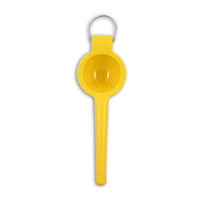 Presse-citron 22cm en aluminium jaune