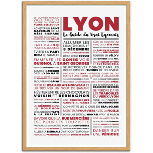 Affiche - Guide du vrai Lyonnais - Frog Posters