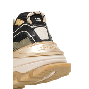 Zapatillas Deportivas de Mujer 347 Flame Negro / Oro