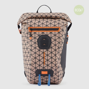 Piquadro Sac à dos top imperméable réalisé en tissu recyclé à 40%