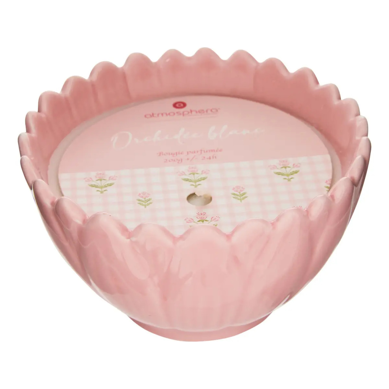 Bougie parfumée 205g Fleur de Rose